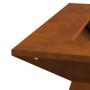 Hoguera 48x48x40 cm Acero Resistente a la Intemperie de , Chimeneas - Ref: Foro24-858923, Precio: 75,20 €, Descuento: %