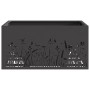 Hoguera Cuadrada Negra 60x60x30 cm de Acero | Foro24.es | Tu tienda online para hogar, jardín y más Foro24.es