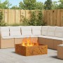 Hoguera Cuadrada 80x80x30 cm Acero Resistente a la intemperie | Foro24.es | Tu tienda online para hogar, jardín y más Foro24.es
