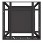 Chimenea de Jardín Cuadrada Negra 80x80x30 cm de Acero de , Chimeneas - Ref: Foro24-858928, Precio: 113,06 €, Descuento: %