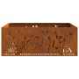 Hoguera Cuadrada 80x80x30 cm Acero Resistente a la intemperie | Foro24.es | Tu tienda online para hogar, jardín y más Foro24.es