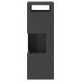 Hoguera cuadrada Negra 35x35x100 cm Acero de , Chimeneas - Ref: Foro24-858930, Precio: 104,98 €, Descuento: %