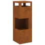 Fogón Cuadrado 35x35x100 cm de Acero Resistente a la Intemperie | Foro24.es | Tu tienda online para hogar, jardín y más Foro24.es