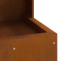 Fogón Cuadrado 35x35x100 cm de Acero Resistente a la Intemperie | Foro24.es | Tu tienda online para hogar, jardín y más Foro24.es