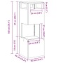 Fogón Cuadrado 35x35x100 cm de Acero Resistente a la Intemperie | Foro24.es | Tu tienda online para hogar, jardín y más Foro24.es