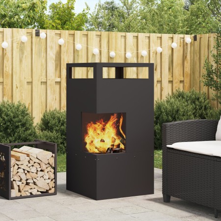 Hoguera  Negra 50x50x100 cm de Acero | Foro24.es | Tu tienda online para hogar, jardín y más Foro24.es