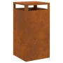 Hoguera 50x50x100 cm Acero Resistente a la Intemperie de , Chimeneas - Ref: Foro24-858933, Precio: 125,05 €, Descuento: %