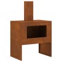 Hoguera con Chimenea 60x40x96 cm Acero envejido de , Chimeneas - Ref: Foro24-858935, Precio: 95,11 €, Descuento: %