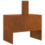Hoguera con Chimenea 80x50x96 cm Acero Envejecido de , Chimeneas - Ref: Foro24-858937, Precio: 122,43 €, Descuento: %