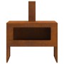 Hoguera con Chimenea 80x50x96 cm Acero Envejecido de , Chimeneas - Ref: Foro24-858937, Precio: 122,43 €, Descuento: %