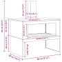 Hoguera con Chimenea 80x50x96 cm Acero Envejecido de , Chimeneas - Ref: Foro24-858937, Precio: 122,43 €, Descuento: %