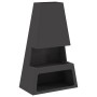 Hoguera con Almacenamiento de Leña Negra 60x35x100 cm Acero de , Chimeneas - Ref: Foro24-858938, Precio: 112,58 €, Descuento: %