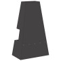 Hoguera con Almacenamiento de Leña Negra 60x35x100 cm Acero de , Chimeneas - Ref: Foro24-858938, Precio: 112,58 €, Descuento: %