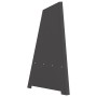 Hoguera Pirámide Negra 50x45x95 cm Acero de , Chimeneas - Ref: Foro24-858940, Precio: 89,44 €, Descuento: %