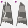 Hoguera Pirámide Negra 50x45x95 cm Acero de , Chimeneas - Ref: Foro24-858940, Precio: 89,44 €, Descuento: %
