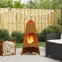 Hoguera Pyramid 50x45x95 cm de Acero envejecido de , Chimeneas - Ref: Foro24-858941, Precio: 82,50 €, Descuento: %