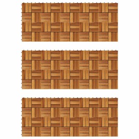 Baldosas de porche 30x30 cm acacia 30 piezas en Materiales de construcción | Comprar online en Foru.es