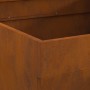 Hoguera cuadrada de 80x80x43 cm en acero resistente a la intemperie de , Chimeneas - Ref: Foro24-858945, Precio: 98,24 €, Des...