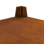 Hoguera cuadrada de 80x80x43 cm en acero resistente a la intemperie de , Chimeneas - Ref: Foro24-858945, Precio: 98,24 €, Des...