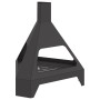 Hoguera con Chimenea Negro 50x43x52 cm Acero | Foro24.es | Tu tienda online para hogar, jardín y más Foro24.es