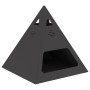 Hoguera Pirámide Negra 50x50x51 cm Acero | Foro24.es | Tu tienda online para hogar, jardín y más Foro24.es