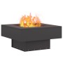 Fogata Cuadrada Negra 60x60x30 cm Acero de , Chimeneas - Ref: Foro24-858954, Precio: 90,46 €, Descuento: %