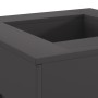 Fogata Cuadrada Negra 60x60x30 cm Acero de , Chimeneas - Ref: Foro24-858954, Precio: 90,46 €, Descuento: %