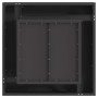 Fogata Cuadrada Negra 60x60x30 cm Acero de , Chimeneas - Ref: Foro24-858954, Precio: 90,46 €, Descuento: %