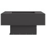 Hoguera cuadrada negra de acero 80x80x40 cm de , Chimeneas - Ref: Foro24-858956, Precio: 138,27 €, Descuento: %