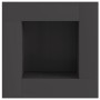 Hoguera cuadrada negra de acero 80x80x40 cm de , Chimeneas - Ref: Foro24-858956, Precio: 138,27 €, Descuento: %