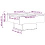 Hoguera cuadrada negra de acero 80x80x40 cm de , Chimeneas - Ref: Foro24-858956, Precio: 138,27 €, Descuento: %