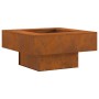 Hoguera Cuadrada 80x80x40 cm de Acero Resistente al Clima de , Chimeneas - Ref: Foro24-858957, Precio: 129,62 €, Descuento: %