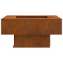 Hoguera Cuadrada 80x80x40 cm de Acero Resistente al Clima de , Chimeneas - Ref: Foro24-858957, Precio: 129,62 €, Descuento: %