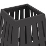 Fogata Cuadrada Negra 50x50x70 cm Acero | Foro24.es | Tu tienda online para hogar, jardín y más Foro24.es