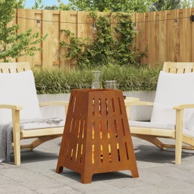 Hoguera Cuadrada 50x50x70 cm de Acero Resistente a la Intemperie de , Chimeneas - Ref: Foro24-858959, Precio: 85,46 €, Descue...