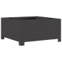 Hoguera cuadrada negra 60x60x30 cm de acero de , Chimeneas - Ref: Foro24-858962, Precio: 117,50 €, Descuento: %