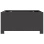 Hoguera cuadrada negra 60x60x30 cm de acero de , Chimeneas - Ref: Foro24-858962, Precio: 117,50 €, Descuento: %