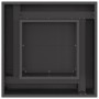 Hoguera cuadrada negra 60x60x30 cm de acero de , Chimeneas - Ref: Foro24-858962, Precio: 117,50 €, Descuento: %