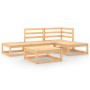 Juego de muebles de jardín 5 piezas madera maciza de pino de vidaXL, Conjuntos de jardín - Ref: Foro24-3075479, Precio: 289,6...