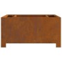 VidaXL Fogueira Cuadrada 60x60x30 cm de Acero Resistente a la Intemperie de , Chimeneas - Ref: Foro24-858963, Precio: 108,51 ...