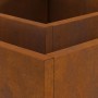 VidaXL Fogueira Cuadrada 60x60x30 cm de Acero Resistente a la Intemperie de , Chimeneas - Ref: Foro24-858963, Precio: 108,51 ...