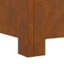 VidaXL Fogueira Cuadrada 60x60x30 cm de Acero Resistente a la Intemperie de , Chimeneas - Ref: Foro24-858963, Precio: 108,51 ...