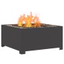 Hoguera Cuadrada Negra 80x80x40 cm de Acero de , Chimeneas - Ref: Foro24-858964, Precio: 171,64 €, Descuento: %