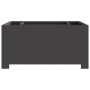 Hoguera Cuadrada Negra 80x80x40 cm de Acero de , Chimeneas - Ref: Foro24-858964, Precio: 171,64 €, Descuento: %