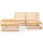 Juego de muebles de jardín 5 piezas madera maciza de pino de vidaXL, Conjuntos de jardín - Ref: Foro24-3075479, Precio: 289,6...