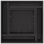 Hoguera Cuadrada Negra 80x80x40 cm de Acero de , Chimeneas - Ref: Foro24-858964, Precio: 171,64 €, Descuento: %