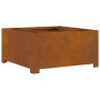 Hoguera Cuadrada 80x80x40 cm Acero Resistente a la Intemperie de , Chimeneas - Ref: Foro24-858965, Precio: 158,52 €, Descuent...