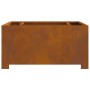 Hoguera Cuadrada 80x80x40 cm Acero Resistente a la Intemperie de , Chimeneas - Ref: Foro24-858965, Precio: 158,52 €, Descuent...