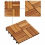 Baldosas de porche 30x30 cm acacia 30 piezas en Materiales de construcción | Comprar online en Foru.es
