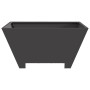 Hoguera Cuadrada Negra 60x60x30 cm de Acero de , Chimeneas - Ref: Foro24-858966, Precio: 66,25 €, Descuento: %